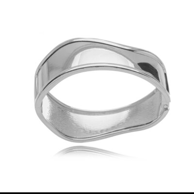 Bracelete ródio, orgânico.